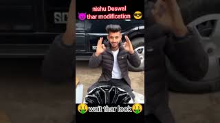 World war song😎nishu deaval thar modification trending automobile nishudaswal shorts [upl. by Lello349]