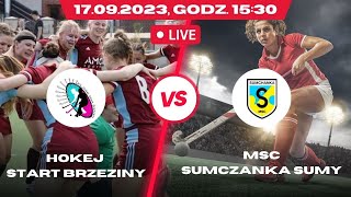 Hokej Start Brzeziny  MSC Sumczanka Sumy  Hokej Super Liga  1 kolejka  na żywo [upl. by Bea385]