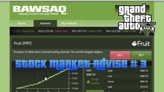 GTA 5  Stock Market TipAdvise  3 When to buy Fruit FRT Stock BAWSAQ [upl. by Llennej]