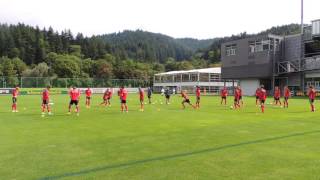 SC Freiburg Training Rondo über 2 Felder [upl. by Ahtoelc]