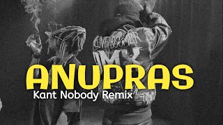 Anupras  Kant Nobody Remix Lyrics Video [upl. by Haelem]