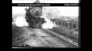 East Coast Railroad 1900s Archive film 95523 [upl. by Adel]