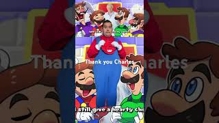 Mario say thank you to Charles Martinette [upl. by Bensky552]