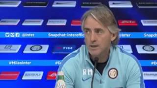 Mancini quotEder Vedremo e Miha devequot  Giornata 22  Serie A TIM 201516 [upl. by Eirena429]