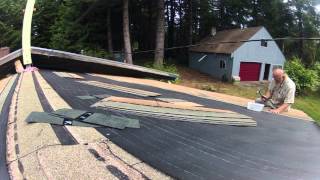 Time lapse new shingles on carport roof [upl. by Meras578]