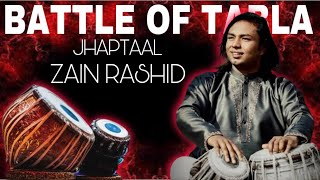 ZAIN RASHID SOLO TABLA JHAPTAAL Beautiful Performance [upl. by Thedrick219]