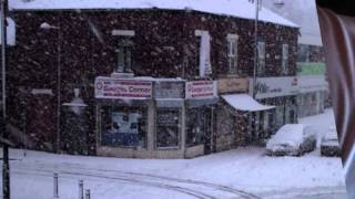 Snowfall on Edgeley Stockport Jan 2015 [upl. by Enilrac]