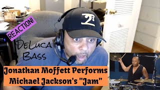 REACTION  Jam  Michael Jackson Drummer Jonathan Moffett [upl. by Latterll]