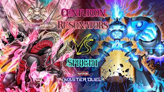 Yugioh Master Duel Centurion Resonators vs Spright [upl. by Roma]