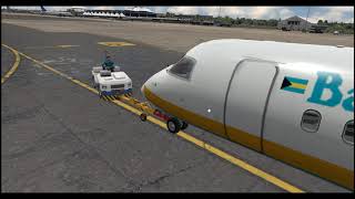 P3D V5  Dash8 from Barbados TBPB to Puerto Rico TJBQ [upl. by Poland]