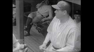 Rare footage of Babe Ruth and Lou Gehrig uncovered at USC June 1 1925 [upl. by Myrwyn838]