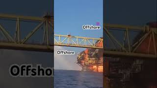 Oil and gas fire oilandgas fire shorts ytshorts life risk trending viralvideo love ocean [upl. by Aeli]