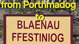 Full Train Journey from Porthmadog to Blaenau Ffestiniog northwales Ffestiniog Porthmadog [upl. by Idnem]