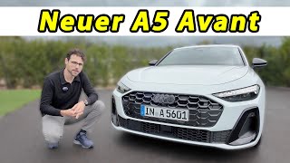 Wir testen den neuen Audi A5 Avant Ist er besser als der A4 Kombi [upl. by Anaeerb]