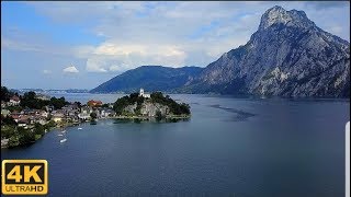 Traunsee  Traunstein Gmunden Austria 4k [upl. by Nreval]