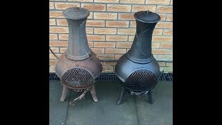 Rusty Scrap Chiminea  Restoration [upl. by Gage191]