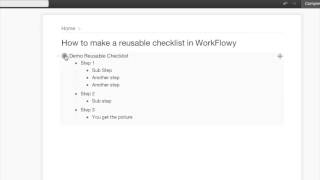 Reusable checklist [upl. by Annatsirhc779]