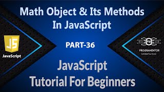 36  Math Object And Its Methods In JavaScript  Math Functions  JavaScript  JS HindiUrdu [upl. by Adriene205]