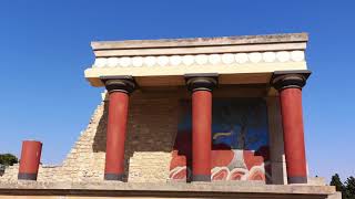 Knossos Palace Crete Greece  The Minoan Palace of Knossos [upl. by Hermosa]