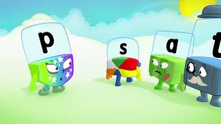 Learning videos for 5 year olds  Full episodes with CVC words  Learn phonics  officialalphablocks [upl. by Noiram600]