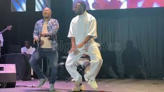 Baba Harare signature dance with Minister Micheal Mahendere on stage [upl. by Onaivatco]