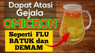 Cara Mengatasi Gejala Omicron Seperti Flu  Batuk amp Demam [upl. by Sielen312]