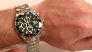 Invicta 1003 Chronograph Pro Diver Watch Review [upl. by Thebazile]