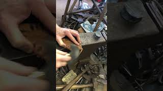 Leather Round Knife Demo  Bruce Cheaney Leathercraft shorts [upl. by Adnamma650]