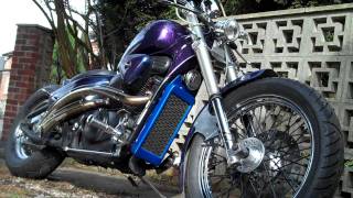 Honda VT600 Bobber Shadow Custom For Sale Video [upl. by Hguh]