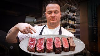 How Michelin Chefs Cook Steak From Blue to Well Done [upl. by Kirt372]