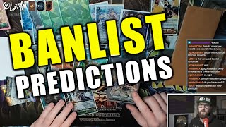 BANLIST PREDICTIONS FOR VANGUARD [upl. by Camila]