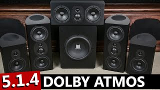 514 Dolby Atmos Speakers for Under 3000  Monoprice Monolith THX system [upl. by Illom]