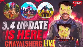 Ghayal Sher G is live  BGMI LIVE CUSTUM Room 😱🔥 new update 34 bgmilive pubglivecustum live [upl. by Gitlow]