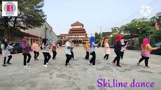 Saling Percaya  Line dance  Choreo by Nesti Heryanti INA Demo by SKI line dance [upl. by Nisior379]