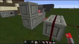 Minecraft  How to build the autofiring hopper to dispenser [upl. by Lozar475]