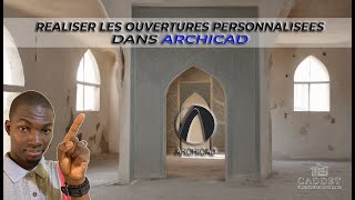 COMMENT REALISER DES OUVERTURES DANS LE MUR SUR ARCHICAD [upl. by Thorvald]