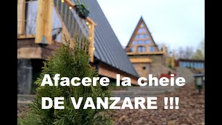 Afacere la cheie de vanzare  Complex cabane tip a frame  Salciua Noua [upl. by Adnorrahs118]