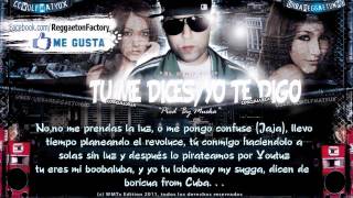 Cosculluela  quotTu me dices yo te digoquot con Letra ★New Reggaeton 2011★ [upl. by Neenej]