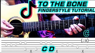 To The Bone  Pamungkas Guitar Fingerstyle Cover Tabs  Chords [upl. by Harvie995]