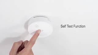 Heiman smart zigbee tuya smoke detector wifi smoke sensor WS2SA5 [upl. by Filbert738]