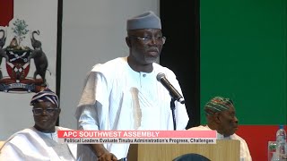 APC Southwest political leaders evaluate Tinubu administrations progress challenges [upl. by Merola]