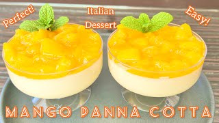 MANGO PANNA COTTA [upl. by Neetsirk]