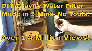 DIY water filter How to make FILTHY WATER drinkable [upl. by Gertrudis]