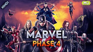 Marvel Phase 4 Explained in Hindi  Phase 4 Movies  Marvel Cinematic Universe [upl. by Kentigera]