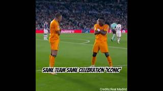 Same team same celebration iconic realmadridmbappeviniciusjrhalamadridpenaltyshootout [upl. by Harvard]