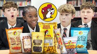 British Highschoolers try Bucees for the first time [upl. by Akselaw]