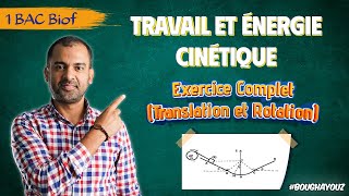 1BAC Biof  Travail et Energie Cinétique  Exercice Complet  Astuces  avec Prof Noureddine [upl. by Aseel]