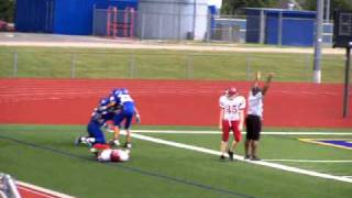 Boswell JV Football  2 Brian Franklin  Great Touchdown Run [upl. by Yenttirb561]