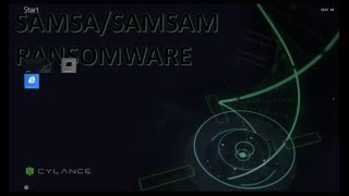 CylanceProtect® vs SamsaSamsam Ransomware [upl. by Pani979]