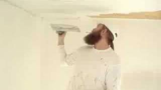 Plastering a ceiling [upl. by Idalla]